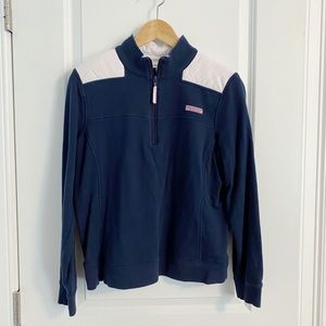 Vineyard Vines Shep Shirt Navy Blue & Pink Large